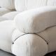 Camaleonda, B&B 2-seater sofa and 3-seater sofa in bouclè fabric, 1970