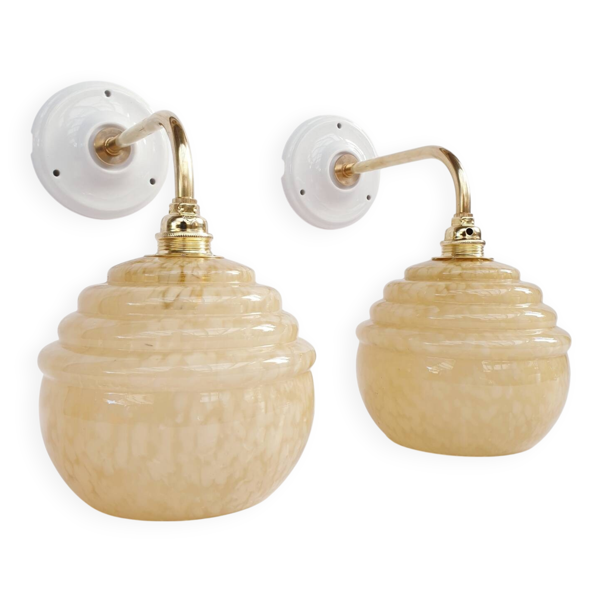 Clichy glass wall lights