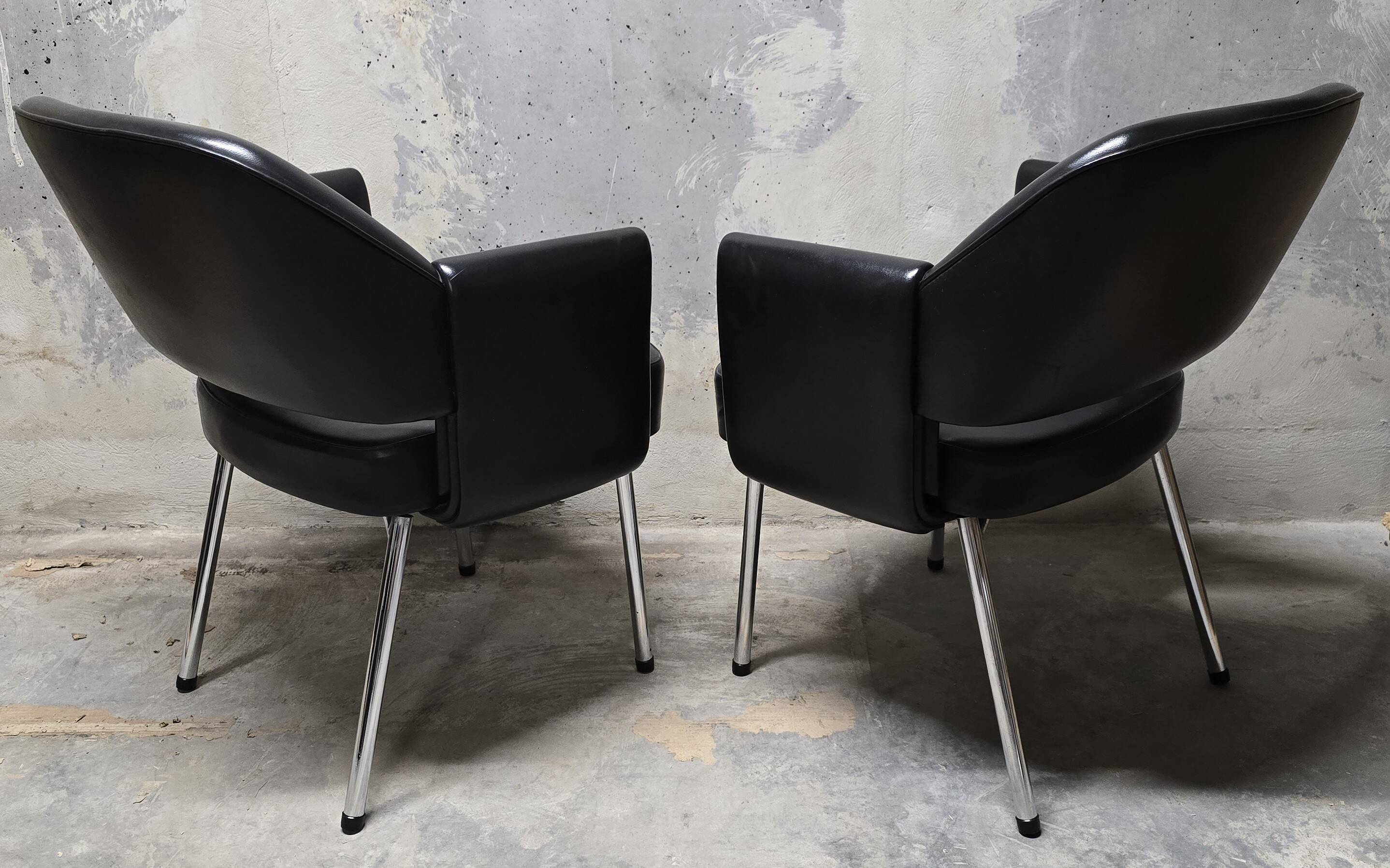 Pair of Deauville model armchairs for Airborne 1960