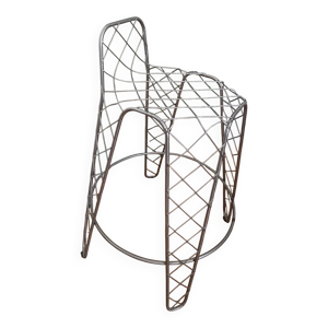Chaise haute design metal