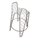 Chaise haute design metal