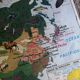Vintage school map mdi North America-Asia.