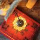 Amber vintage lamp