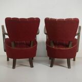 Art Deco Armchairs H-237 by Halabala, Set of 2