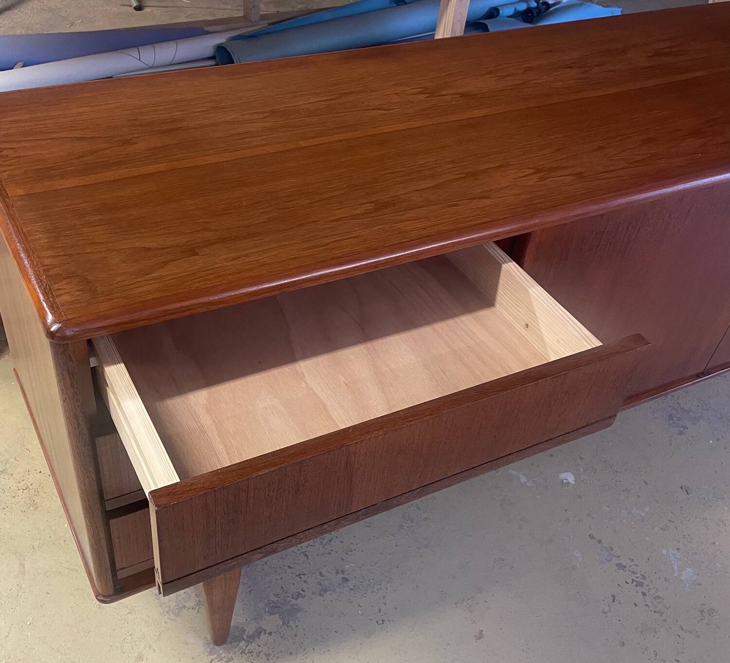 Vintage Scandinavian teak sideboard