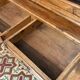 Antique two-body buffet in solid wood