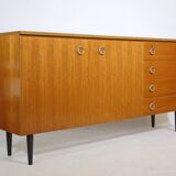 Teak vintage sideboard chest of drawers mid-century cabinet 60s