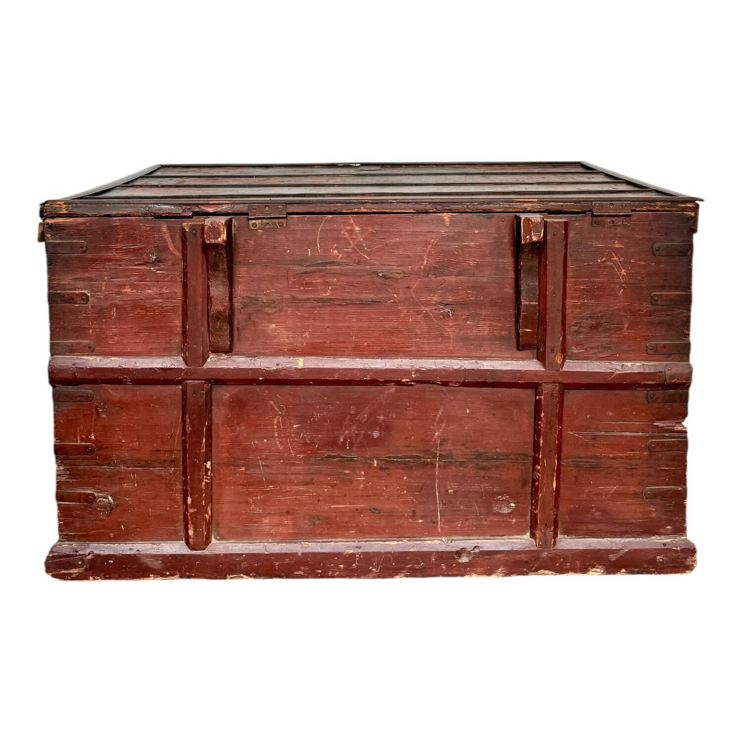 Afghan dowry chest in painted wood