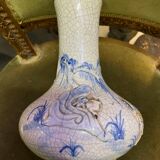 Vase porcelaine craquelé XIX