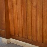 1950s curved oak counter/bar