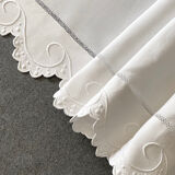 Old embroidered bed linen