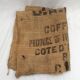 Vintage jute bag coffee Ivory Coast size: height -95cm- width -70cm-