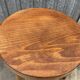 Tabouret en bois de hêtre vintage style Baumann