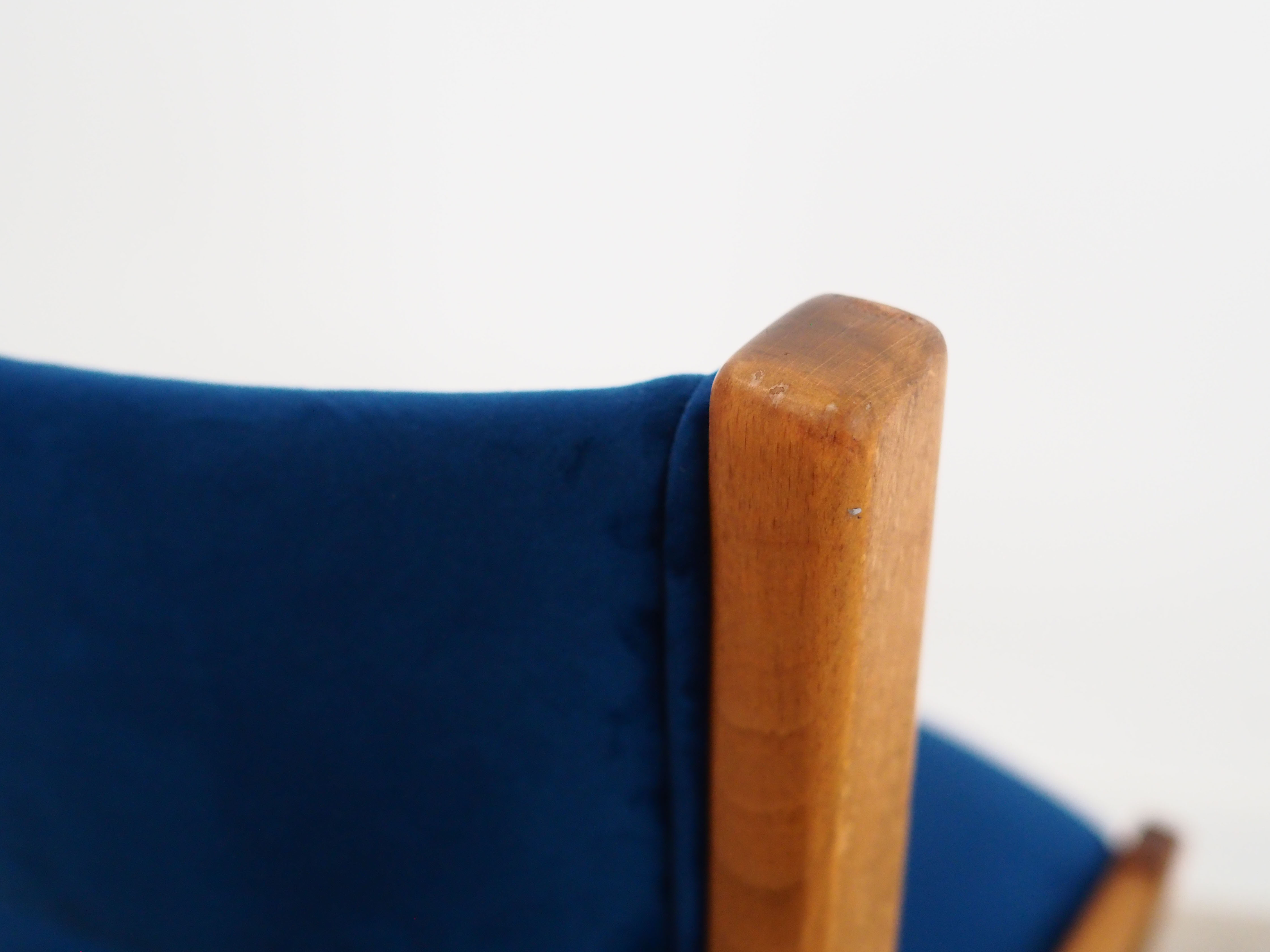 Set of two beech chairs, Danish design, 70s, made in Denmark