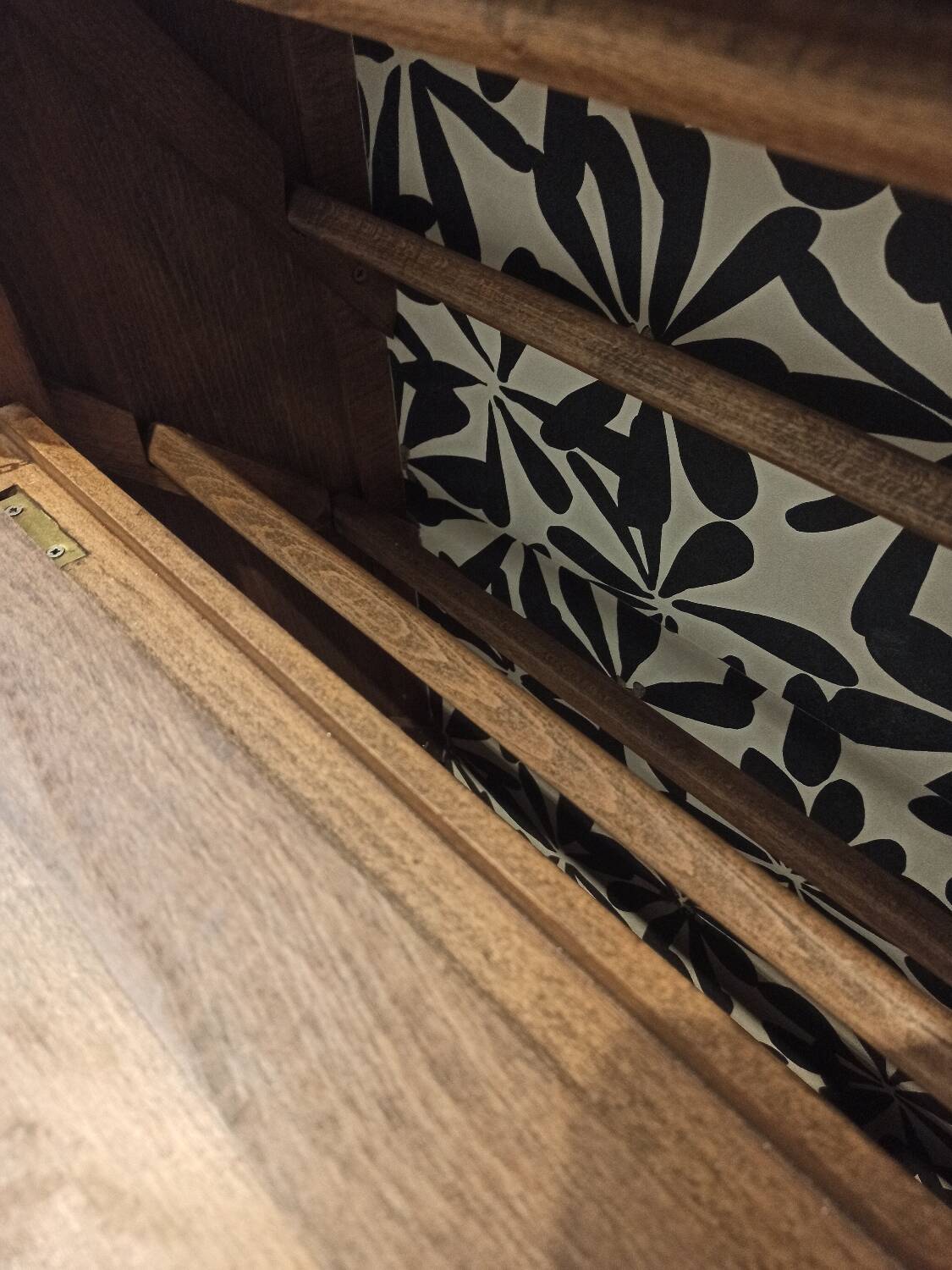 Vintage shoe cabinet