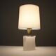 Opaline Glass Table Lamp – Flygsfors, Sweden — Late 1960s / Early 1970s