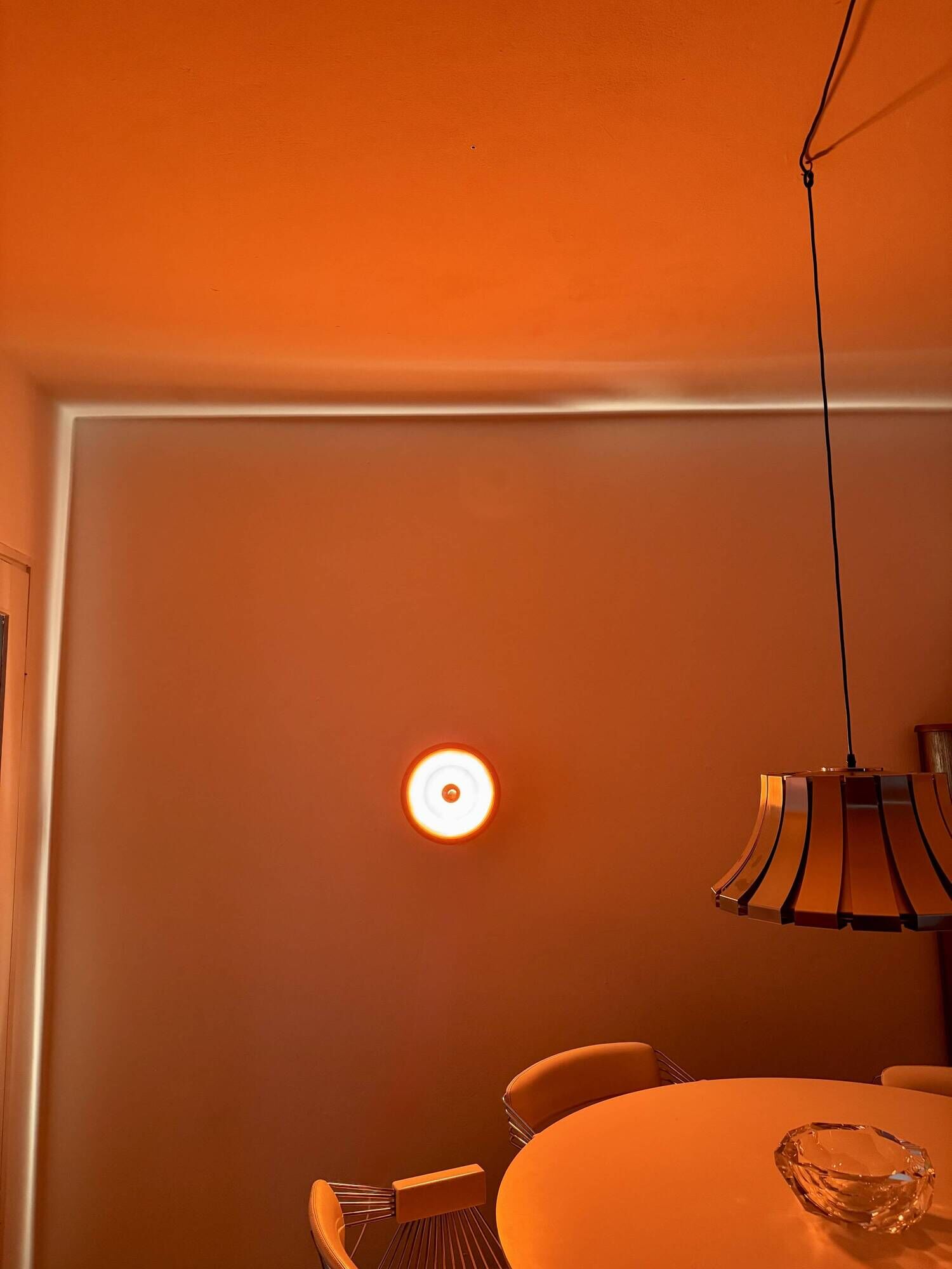 1970s XL Ufo Wall or Ceiling Lamp from Staff