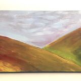 Tableau Huile Colline 2