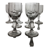 8 wine glasses Early twentieth century
