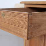 Office with two boxes in rustic pine