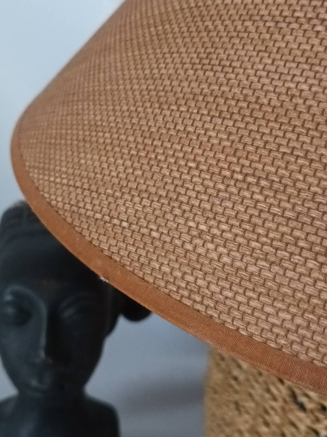 Vintage natural rope table lamp