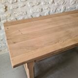 Solid oak farmhouse table