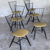 Set of six chairs 50s