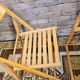 Set of 4 vintage mismatched folding chairs