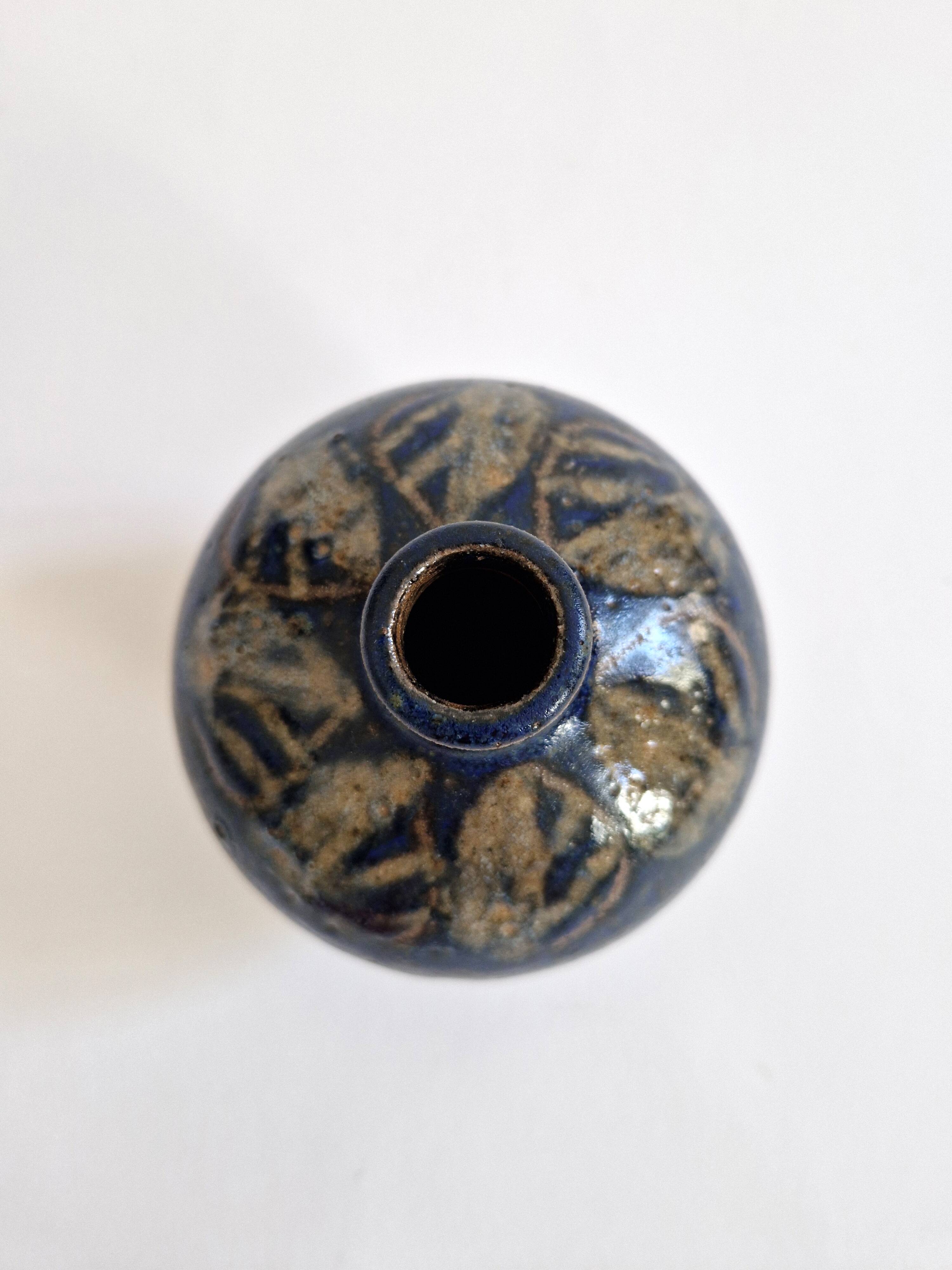 Ceramic soliflore by Nis Stougaard Svaneke, Denmark circa 1970