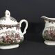 Creamer set / Milk jug and sugar bowl Myotts Country Life