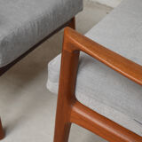 Paire de fauteuils danois Ole Wanscher 1960