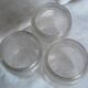 Lot 3 jars the best transparent glass 1 l cover