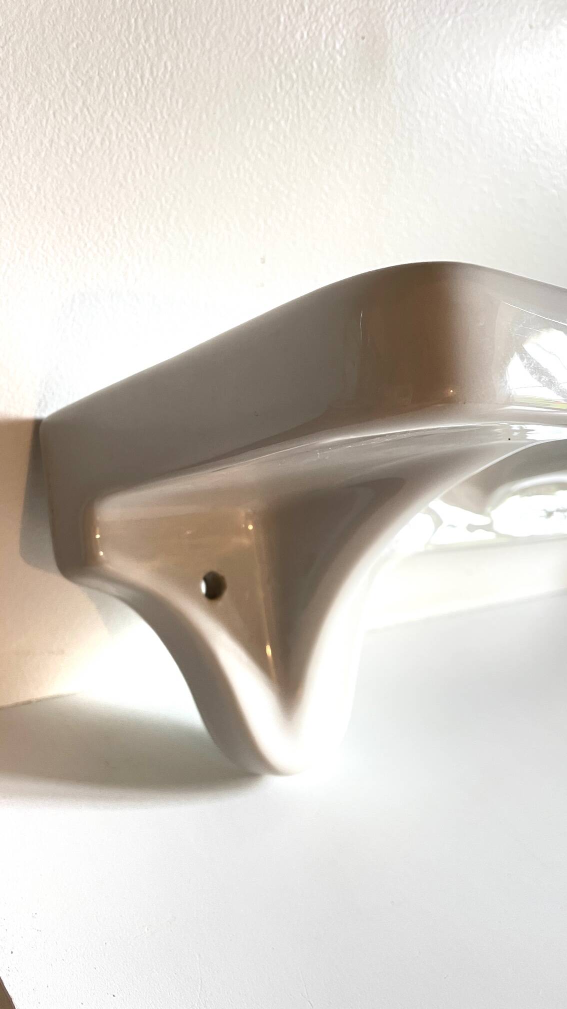 Vintage ceramic wall shelf - france