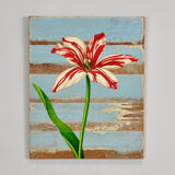 Peinture sur bois flotté