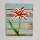 Painting on driftwood