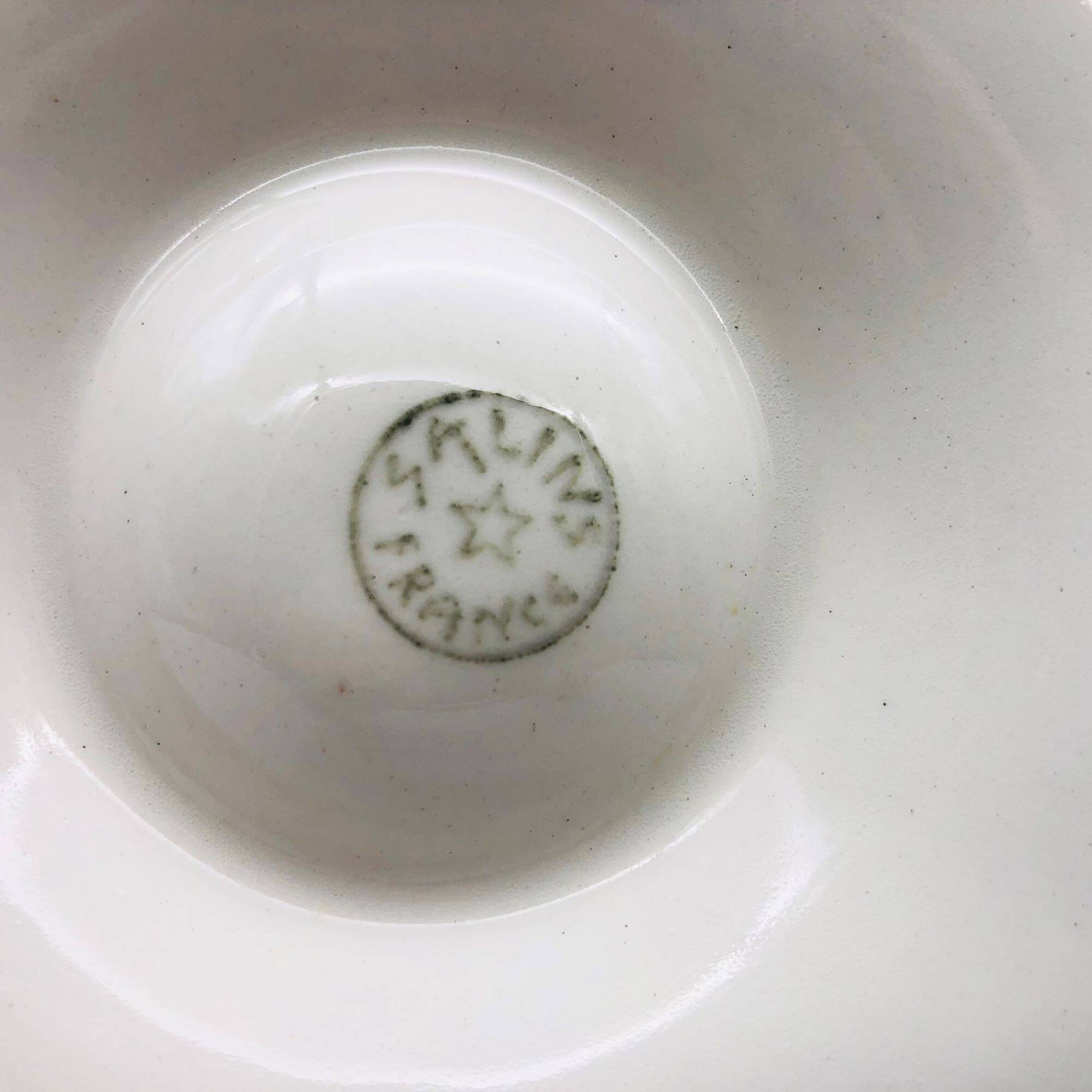 6 oyster/shellfish plates, “Salins”