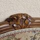 Set of 3 Louis XV style chairs - In carved and moulded wood with flowers