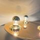 Vintage Pop Art Space Age Bronze mirrored Wall Lamp, Eglo, Germany, 1980s