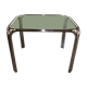 Table basse chromée années 70