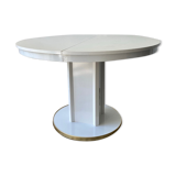 Läsko vintage extendable dining table in white color