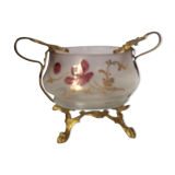 Coupelle en verre émaillé Art Nouveau