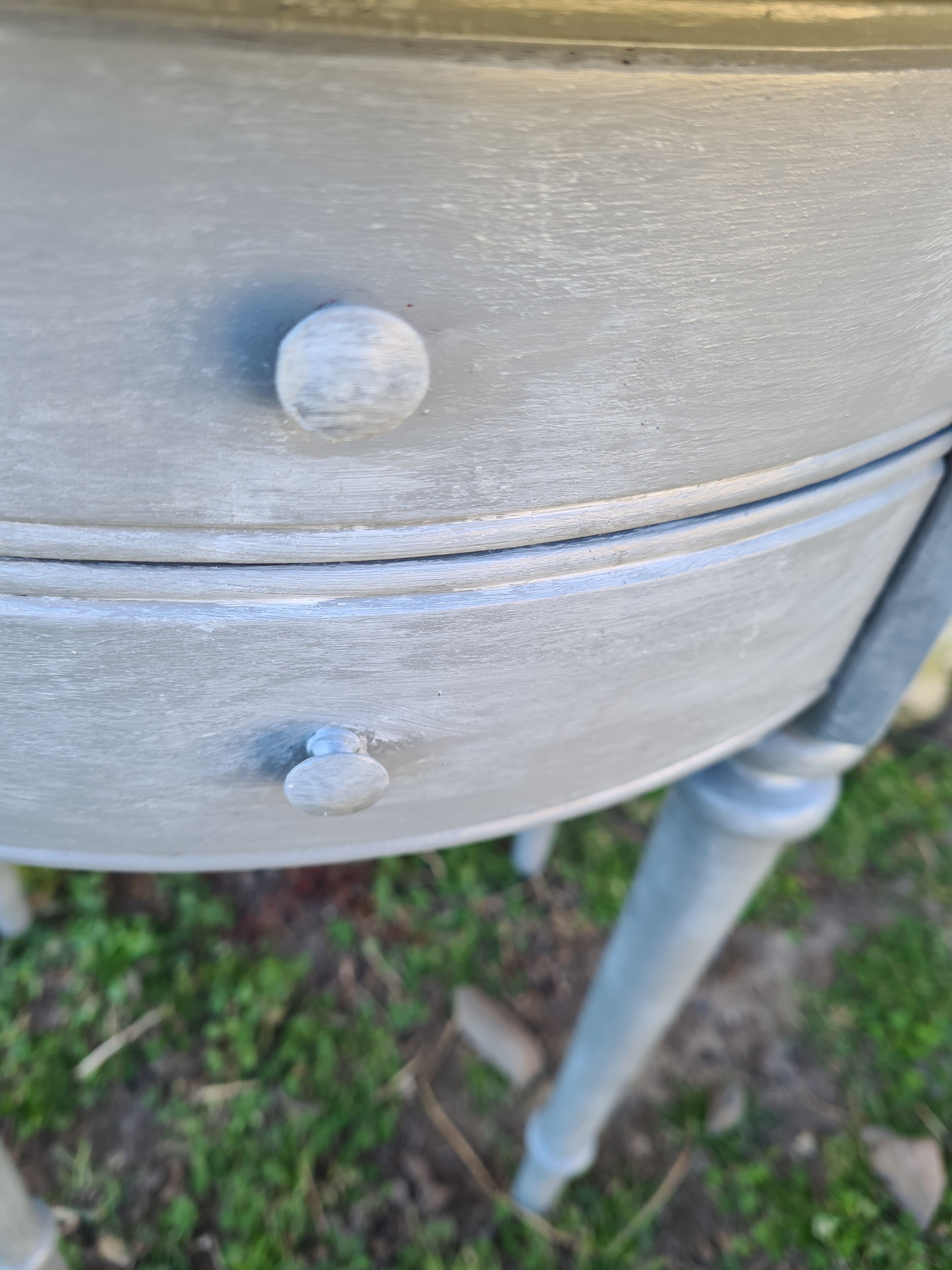 Skated bedside table