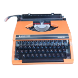 Silver Reed Silverette S orange typewriter