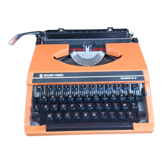 Machine à écrire Silver Reed Silverette S orange