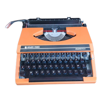 Silver Reed Silverette S orange typewriter