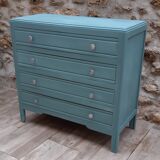 Blue vintage dresser