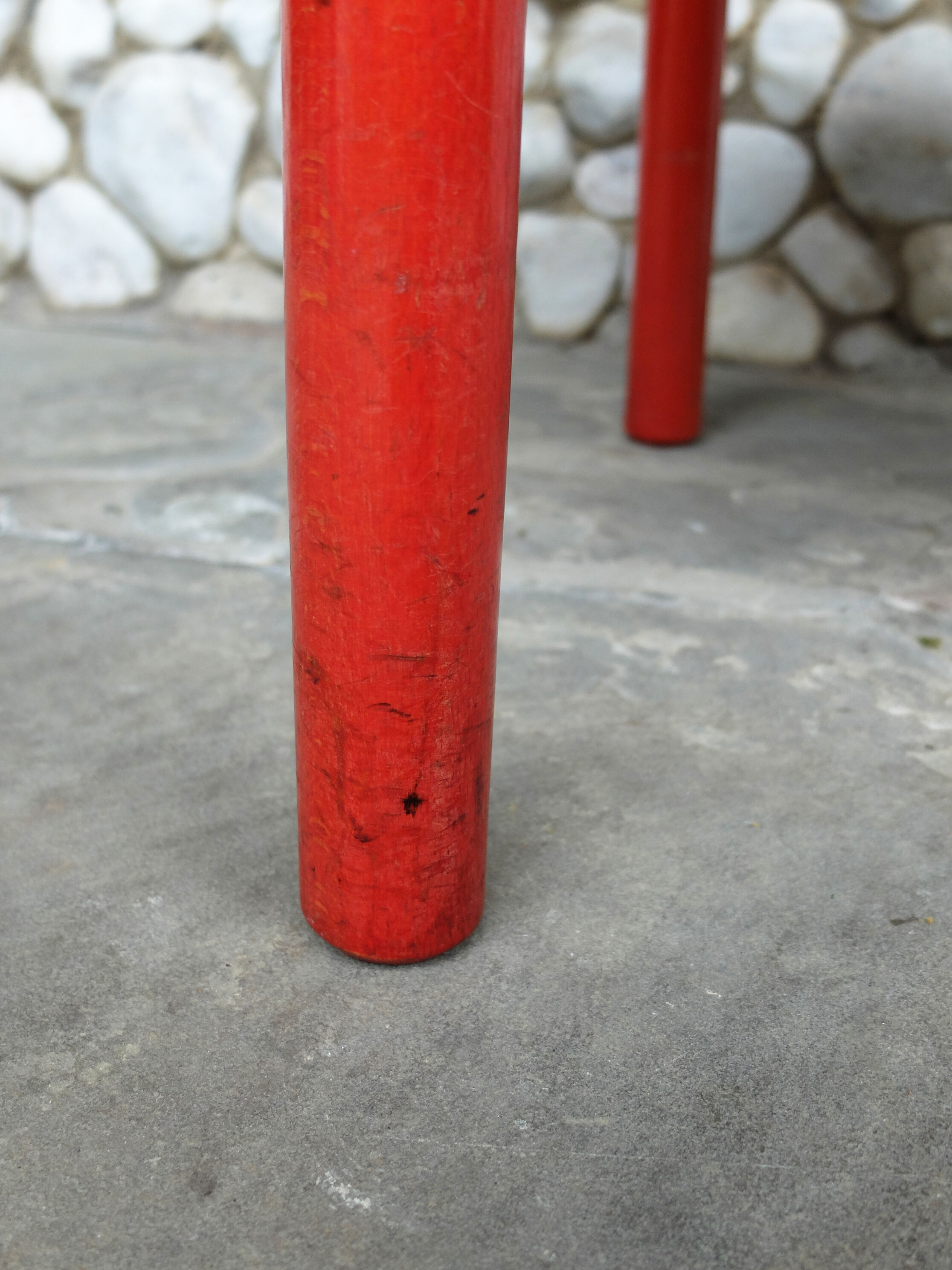 Vico Magistretti red carimate chair for Mario Luigi Comi, Italy