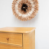 Vintage Bohemian Rattan Chest of drawers