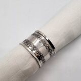 Ancien Rond de Serviette en Argent Poinçon Minerve