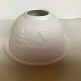 Pair of Christmas candle holders